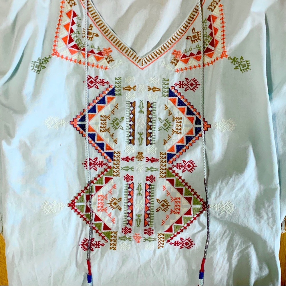 Chelsea & Violet Tribal Fringe Top - Picture 2 of 6